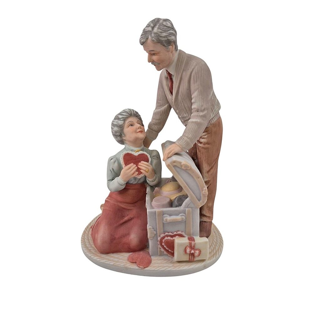 Enesco Treasured Memories The Golden Years Figurine 1989 Limited Ed Collectible